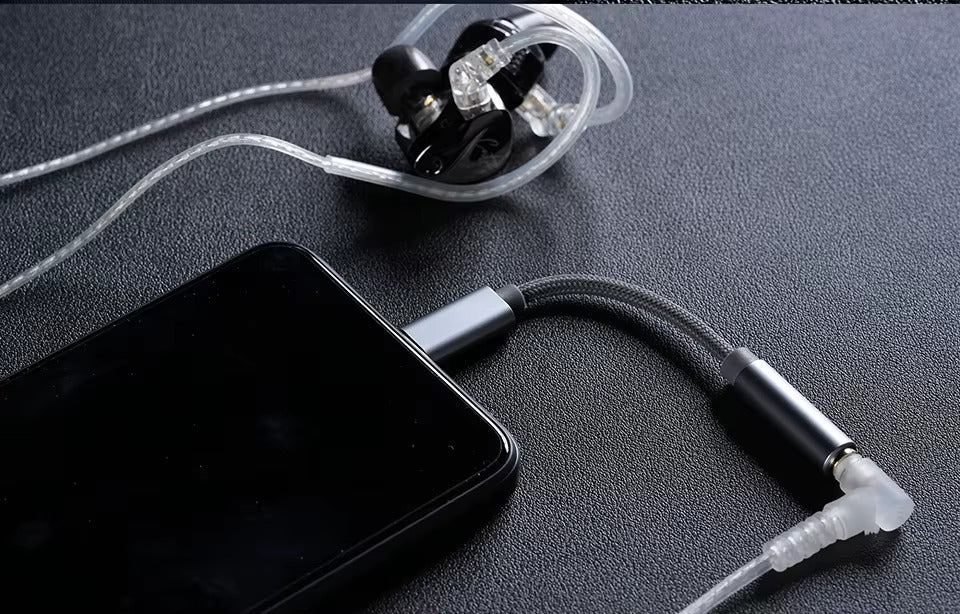 🚀 KZ AM01 – Adaptador de Audio USB Tipo C a 3.5 mm Hi-Fi DAC 32bit/384kHz