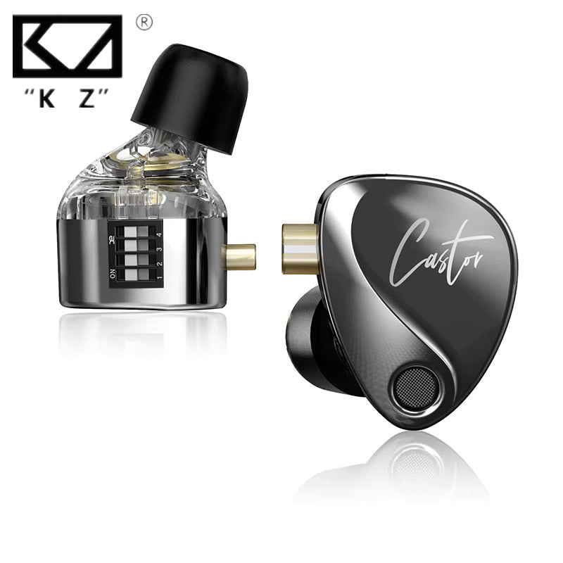 🚀 KZ Castor – Audífonos In-Ear Hi-Fi con Doble Driver Dinámico y Sonido Ajustable