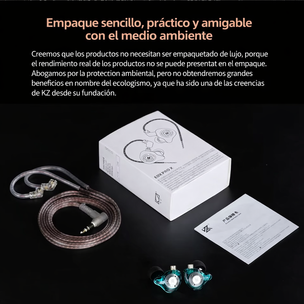 Audifonos KZ EDX PRO