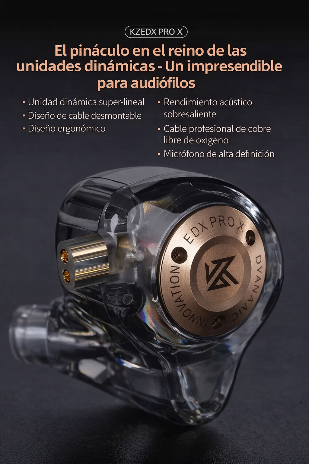 Audifonos KZ EDX PRO