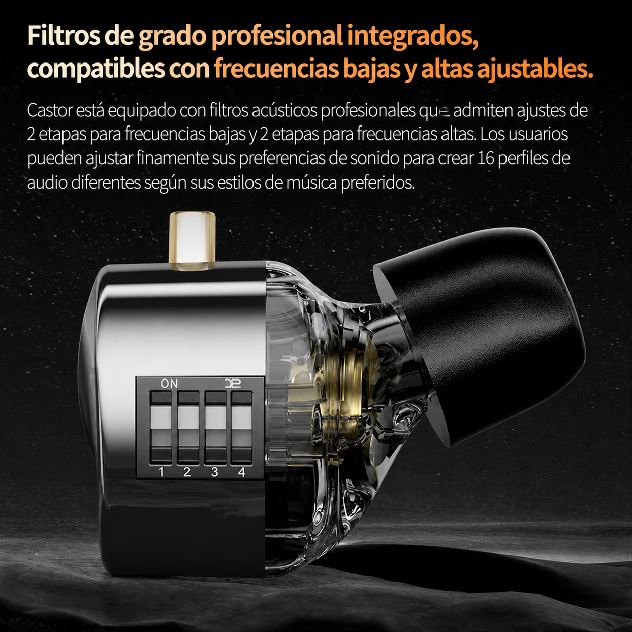 🚀 KZ Castor – Audífonos In-Ear Hi-Fi con Doble Driver Dinámico y Sonido Ajustable