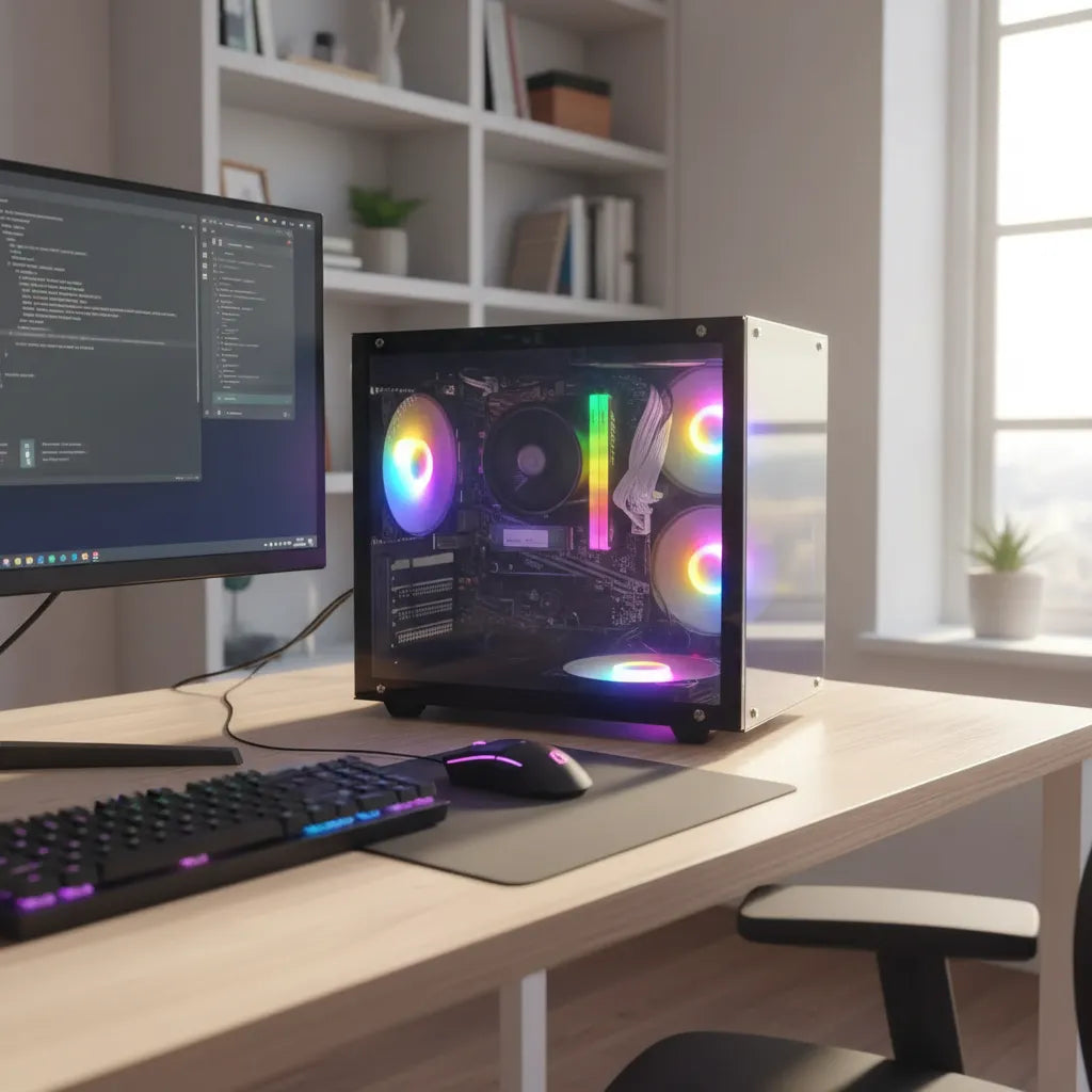 🔥 PC Gamer / Oficina Ryzen 3 3200G – 16GB RAM RGB + SSD NVMe | Rápido, Estable y Listo para Usar