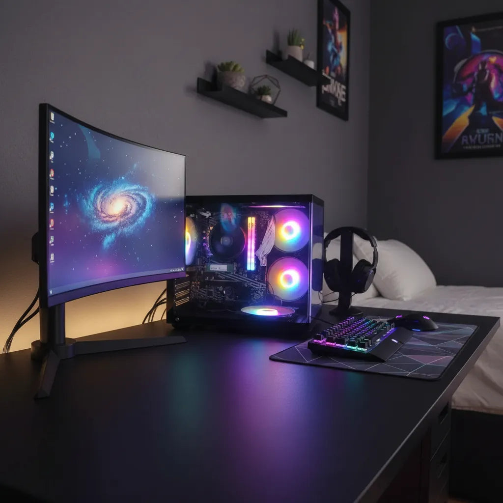 🔥 PC Gamer / Oficina Ryzen 3 3200G – 16GB RAM RGB + SSD NVMe | Rápido, Estable y Listo para Usar