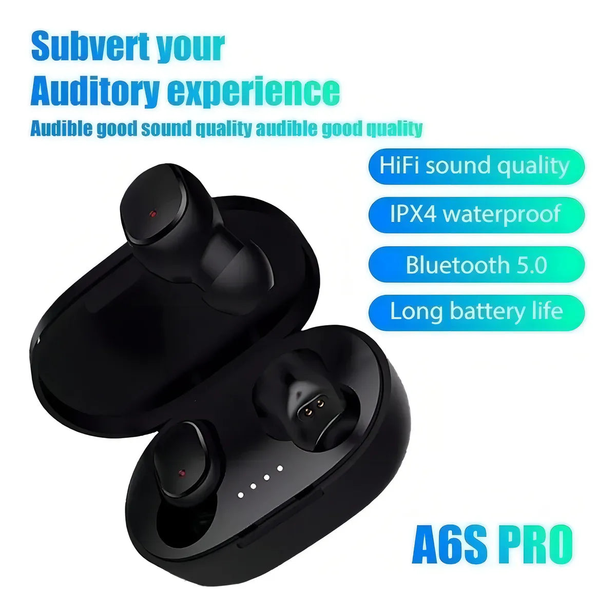 Audifonos inalambricos A6S