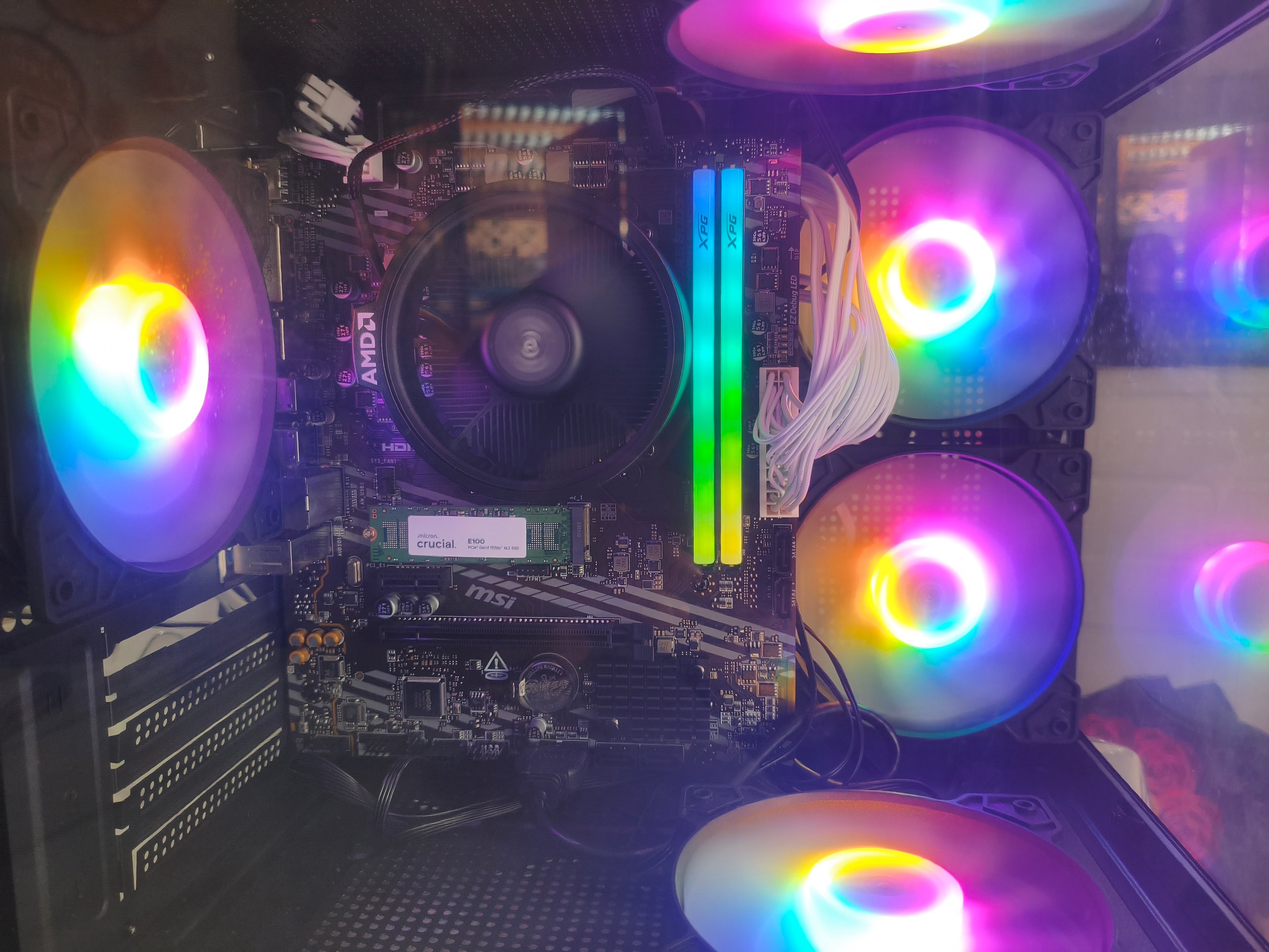 🔥 PC Gamer / Oficina Ryzen 3 3200G – 16GB RAM RGB + SSD NVMe | Rápido, Estable y Listo para Usar